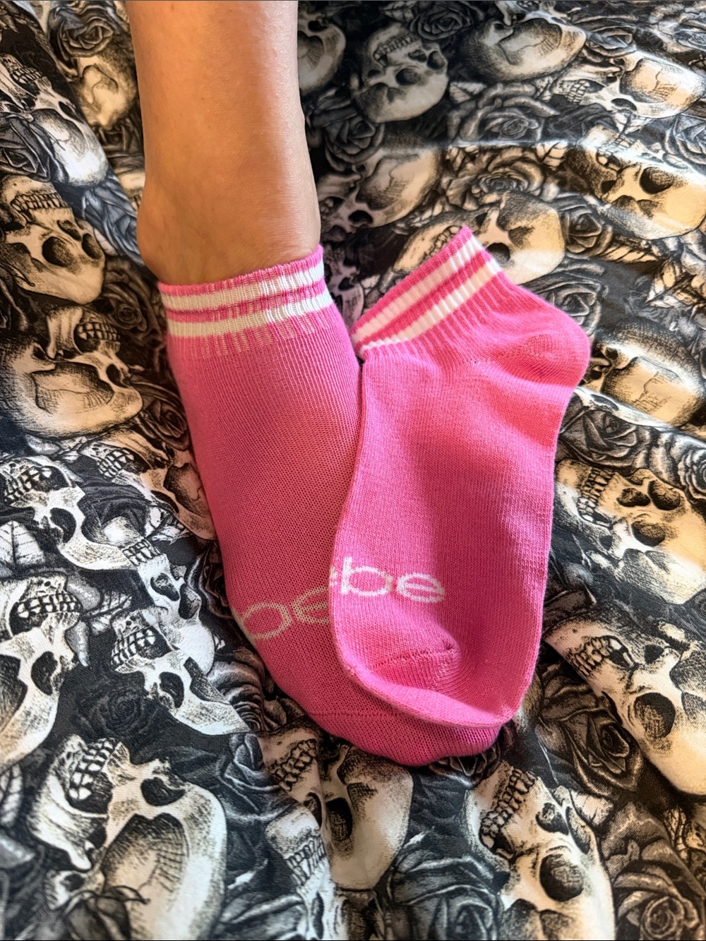 Bebe designer XS PINK ANKLE SOCKS